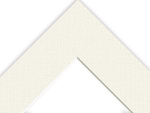 Polar White - White Core Single Mounts - Frame Size 12 x 10in - Image Size 10 x 8in - Opening 245 x 195mm- Pack of 6