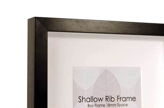 2032 Shallow Rib Frame Size - 229 x 229mm - Black - Pack of 6 frames (New Stock For 2021)
